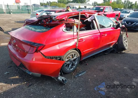 2021 Hyundai Sonata Sel из США, поврежденный, VIN 5NPEL4JA9MH071072